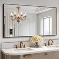TRAHOME Bathroom Vanity Mirror for Wall, HD Shatterproof Glass, Hangs by TRAHOME