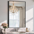 TRAHOME Bathroom Vanity Mirror for Wall, HD Shatterproof Glass, Hangs by TRAHOME