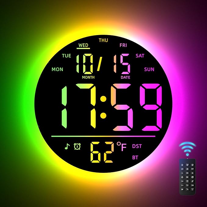 EASYERA 10" Large Digital Wall Clock by EASYERA