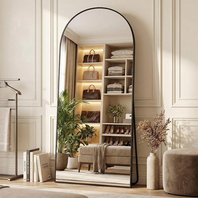 Suidia 76"x34" Arched Full Length Mirror - Image 2