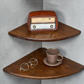 Corner Shelves, Floating Corner Shelf, Round End by Coamily
