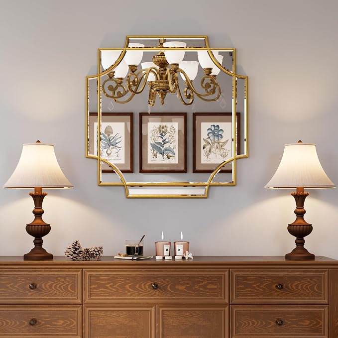 Kelly Miller Gold Framed Mirror - Image 2
