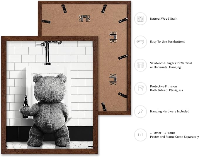 Poster Master Funny Teddy Bear Print - Image 2