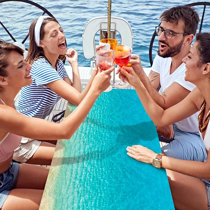 Kochorie 100 Ft x 54 Inch Summer Beach Tablecloth Roll - Image 6