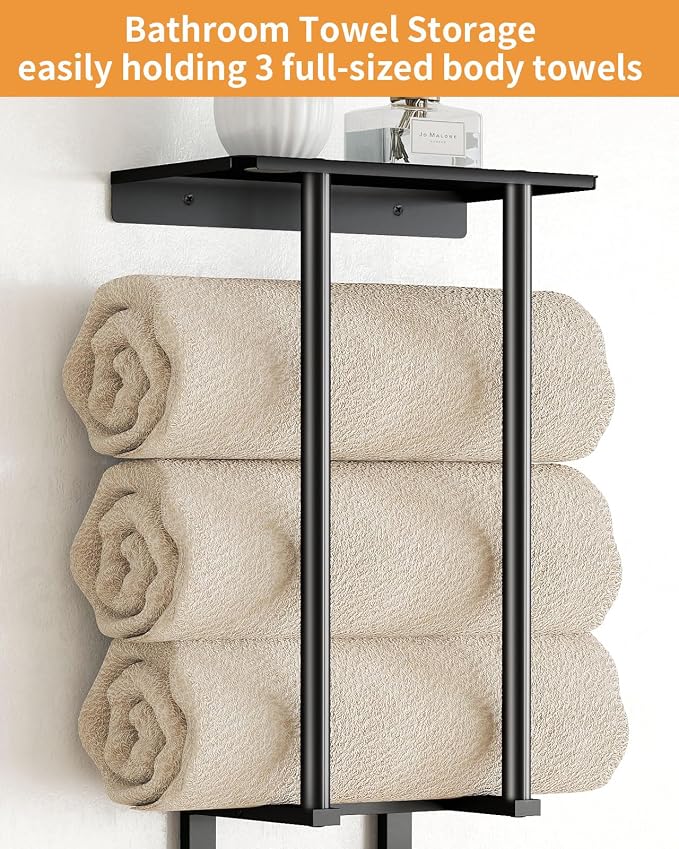 Towel Racks for Bathroom, Bathroom Towel Rack Wall Mounted - Image 3