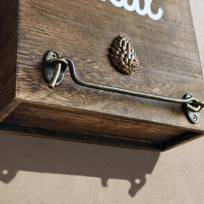 eBun Narrow Wood Mail Organizer - Image 5