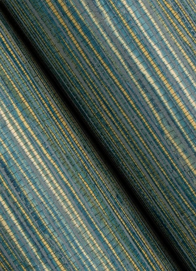 RoomMates Teal Dimensional Grasscloth Peel and Stick Wallpaper, RMK12684PLW - Image 2