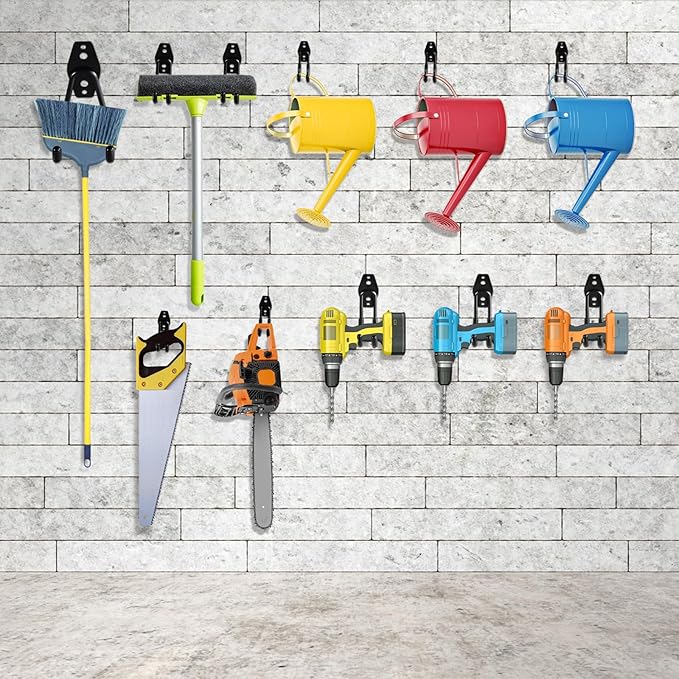 HUPBIPY Heavy Duty Garage Hooks 6 Pack, 2.8 inch Small U Shaped Hanger - Image 7