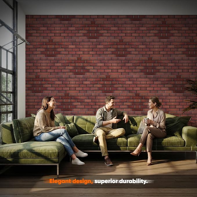 IZODEKOR 3D Wall Panels Brick Effect - Image 2