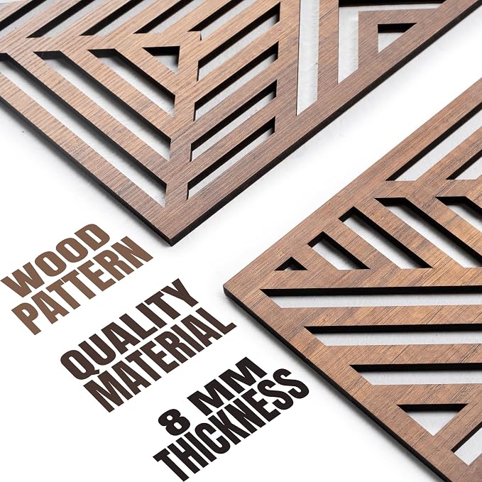 qmmp Modern Wooden Wall Sculptures - Image 5