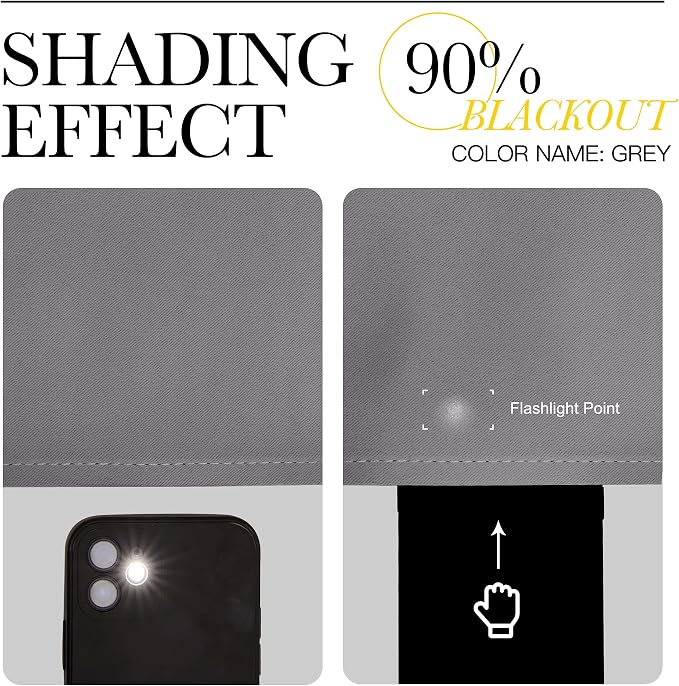 NICETOWN Bedroom Blackout Curtain Panel - Image 9