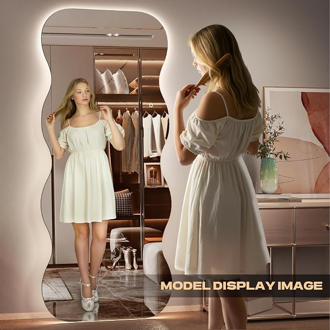 Hasipu Wavy Full Length Mirror - Image 7