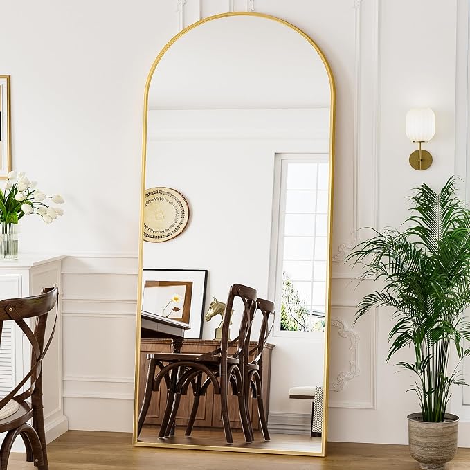 Full Length Mirror, Oversized Standing Mirror, Hanging or Leaning Against Wall - Image 3