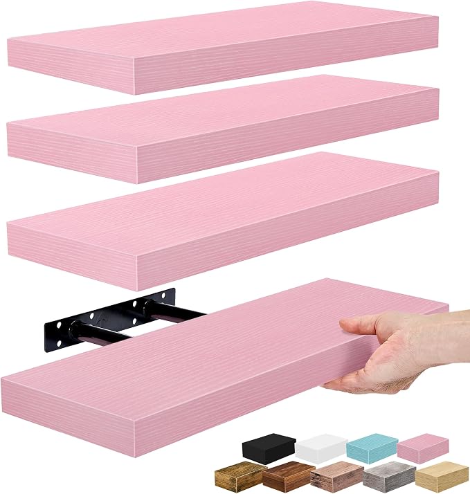 Sorbus Floating Shelves for Wall – 16 Inch Floating Shelf for Kitchen, Living by Sorbus