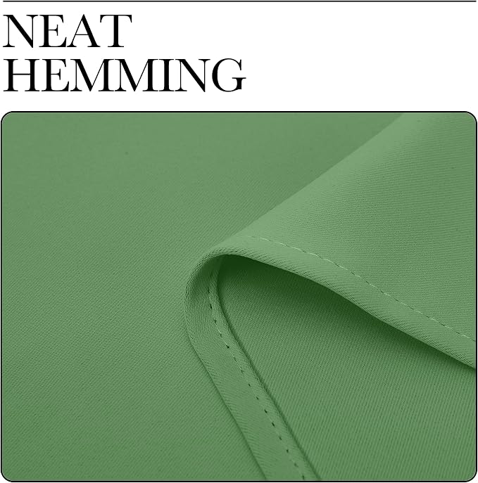 NICETOWN Froest Green Blackout Curtains 68 inches Length - Image 6