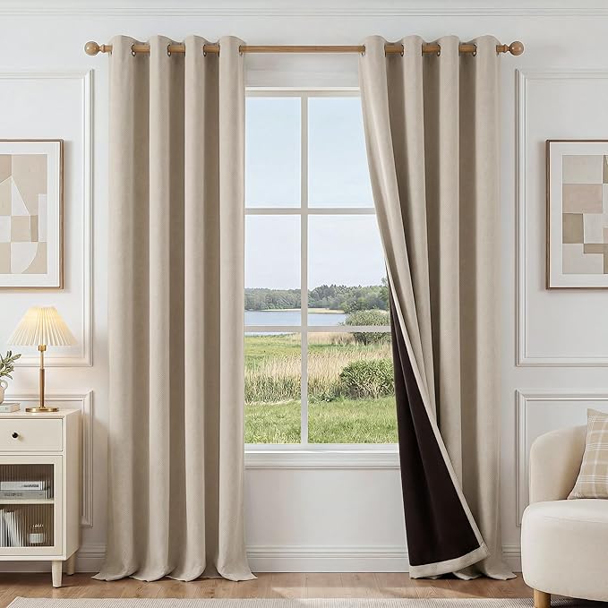 FMFUNCTEX 100% Blackout Curtains by Fmfunctex