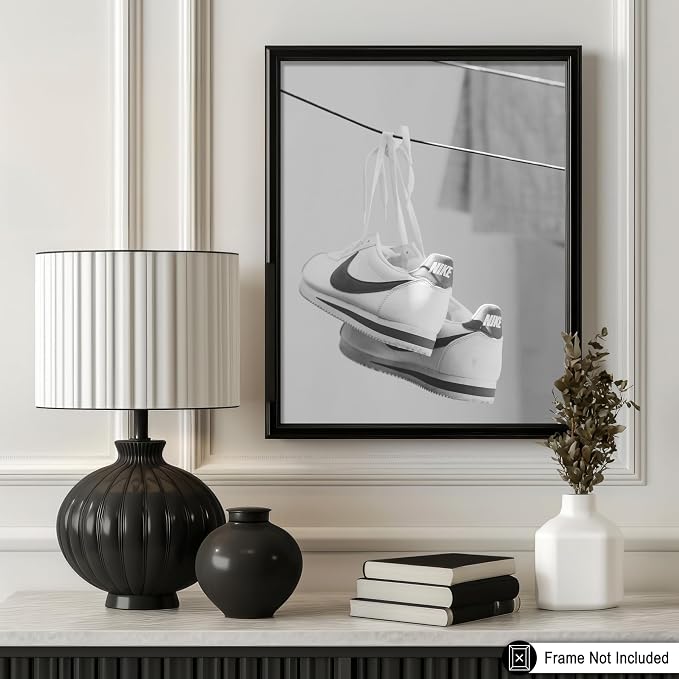 Poster Master Shoes in Clothesline Print - Image 3