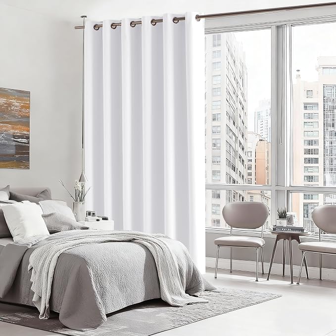 RYB HOME Blackout Thermal Insulated Curtains, Portable Curtain - Image 3