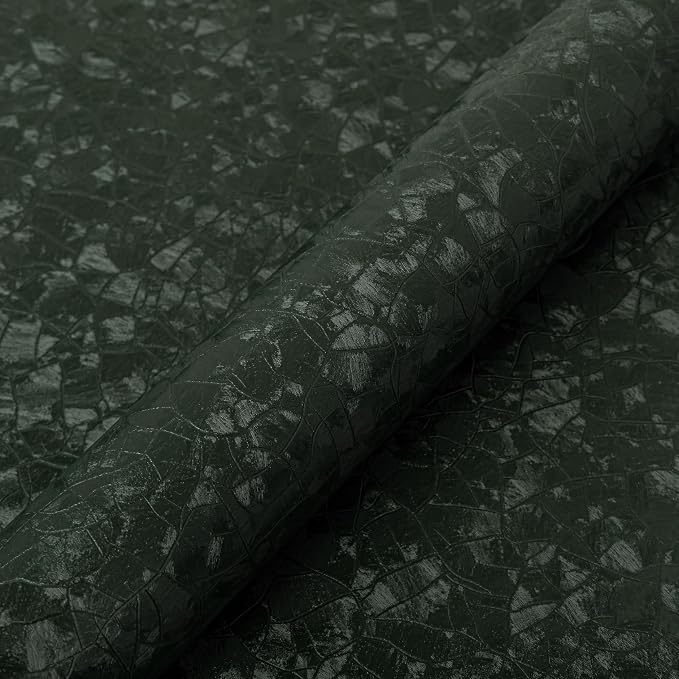 Abyssaly Dark Green Peel and Stick Wallpaper by Abyssaly