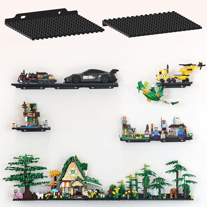 LRANFOW 6 Pack Wall Display Shelf by Unknown