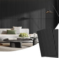 2 Pack Wood Panels for Wall, 47.24" x 23.81" Acoustic Wood Slat Wall Panel for by Vellorise