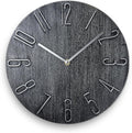 Wall Clock, Silent Clock, Wall Clocks Battery Operated， 12 inch Modern Wall by Fapugh