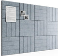 Bumusty Large Cork Board Alternative-48 x 36" Felt Bulletin Board Tiles by BUMUSTY