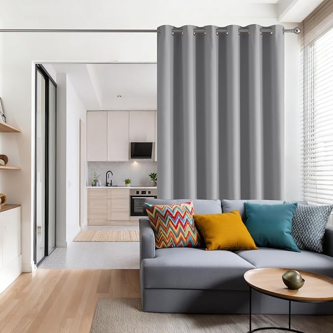 RYB HOME Blackout Thermal Insulated Curtains, Portable Curtain - Image 2