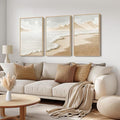 Framed Boho Coastal Beach Wall Art by Cuspin