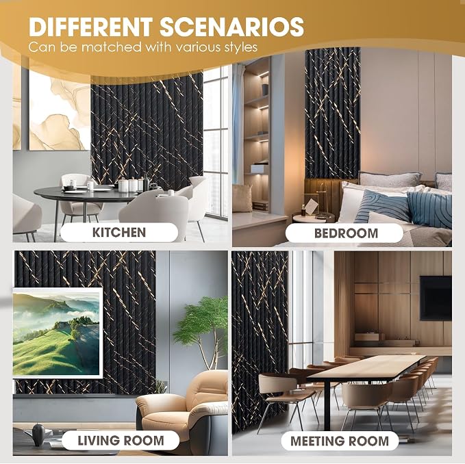 OUZUGIE WPC Acoustic Slat Wall Paneling, Living Room, TV Background, Study Room - Image 7