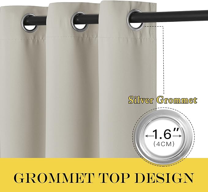 NICETOWN Blackout Curtain for Patio Sliding Door - Image 3