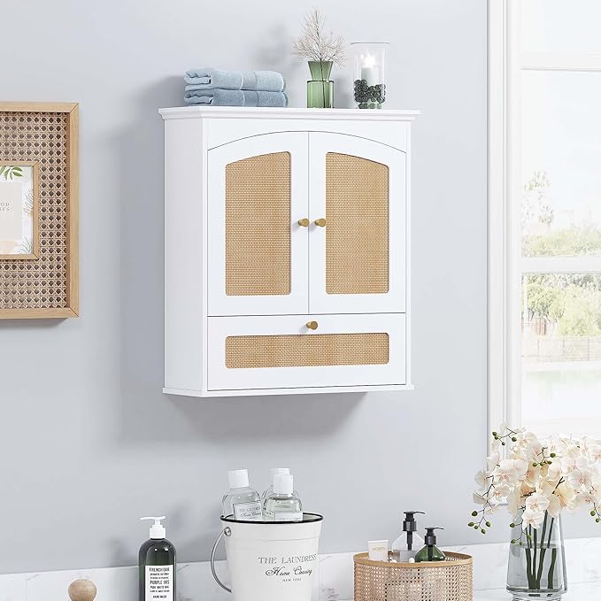 Spirich Bathroom Cabinet Wall Mount, Boho Medicine Cabinet - Image 2