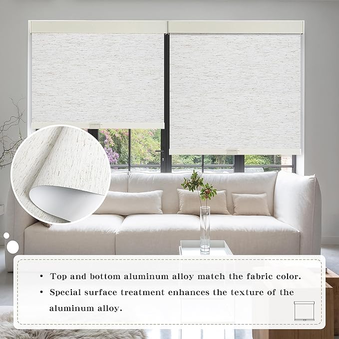 SUNOFF Cordless Blackout Roller Shades Blinds - Image 3