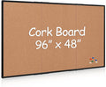 Extra Large Cork Bulletin Board 96" X 48", Foldable Notice Pin Board by Justdowhatyouwanttodo