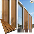 From Plain to Beautiful in Hours WPC Exterior Wall Slat Panels Waterproof by DecorativeCeilingTiles