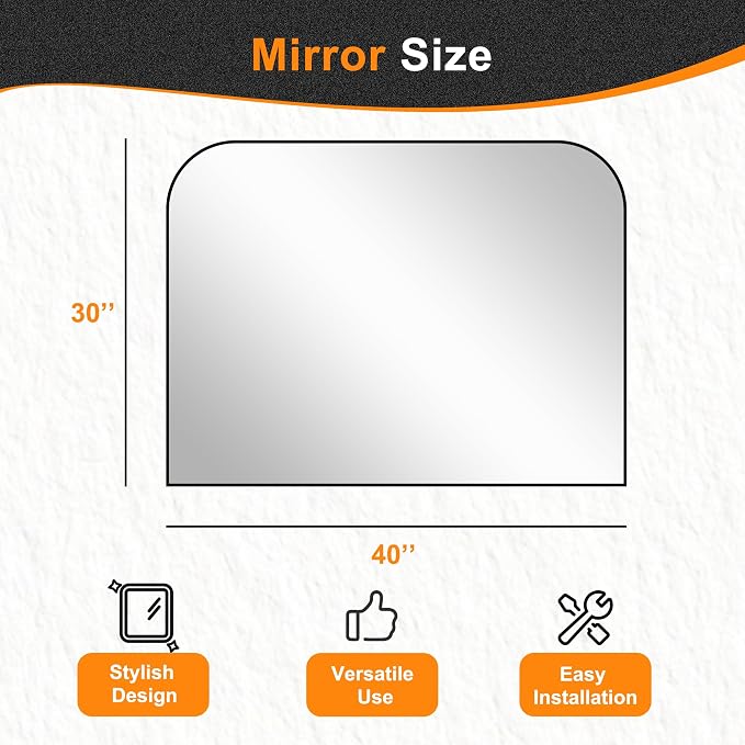Delma Bathroom Vanity Mirror, Living Room, Entryway Decor - Image 5