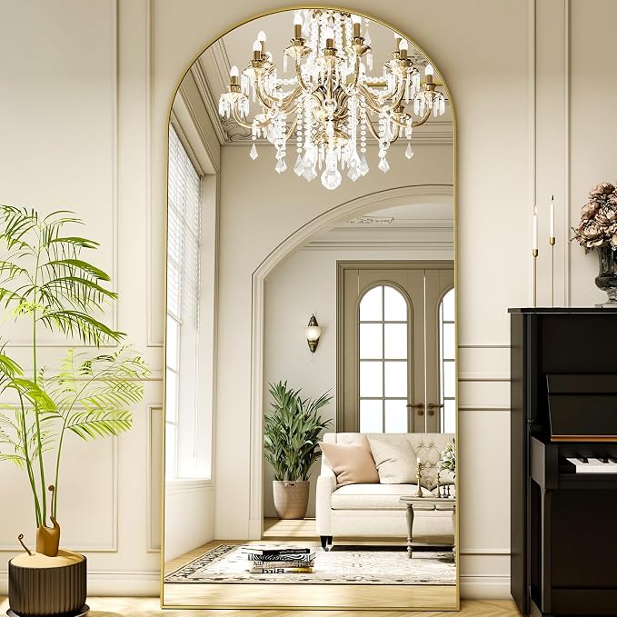 XRAMFY 78"x38" Arched Full Length Mirror by XRAMFY