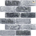 COMSTICKC 3D Faux Brick Wall Panel Peel and Stick, Small Size, Ultra-Light PVC by COMSTICKCDECOR