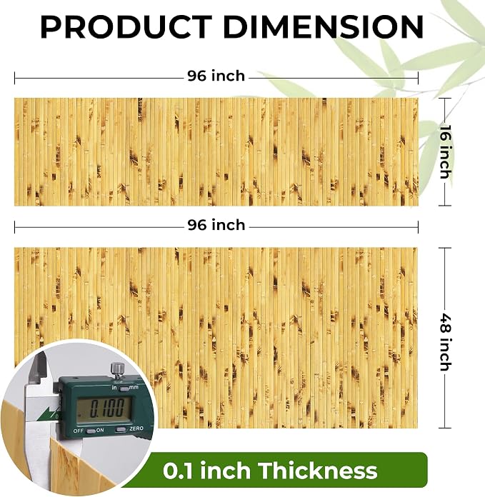 Bamboo Wall Panel, Peel and Stick wall Panels, paneles decorativos para pared - Image 8
