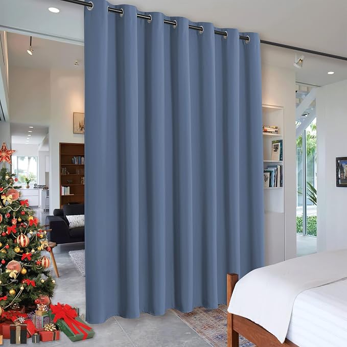 RYB HOME Blackout Curtains Soundproof Energy Saving Insulating Privacy Room by RYBHOME