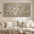 Large Framed Neutral Botanical Wall Art by Cuspin