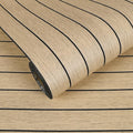 VEELIKE Light Oak Wood Wall Panels Peel and Stick Foam Slat Wallpaper by VEELIKE