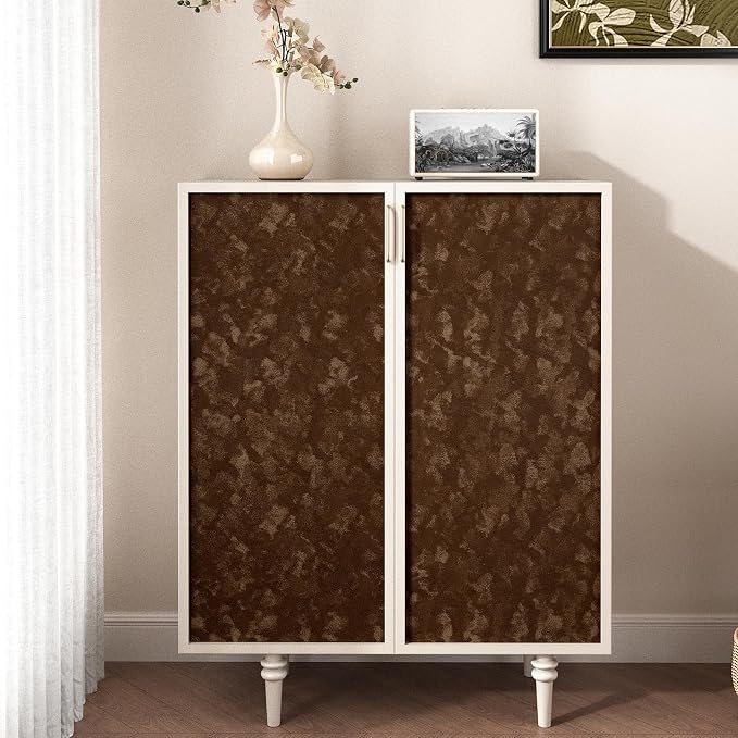 Wallercity Brown Peel and Stick Flocking Fabric Contact Paper - Image 7