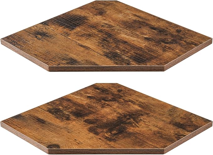 Corner Shelves 2-Pack for Bathroom & Kitchen, Space-Saving Floating Corner Wall by Unknown