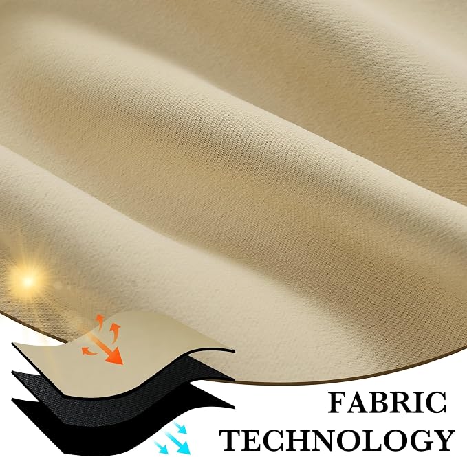 RYB HOME 100% Blackout Short Curtains - Image 7