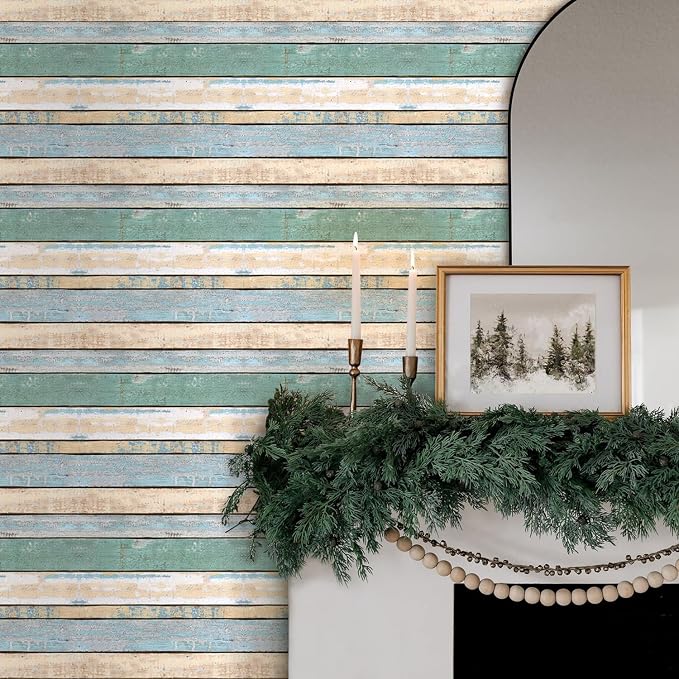 COMSTICKC Peel and Stick Faux Wood Wall Sticker Wall Panels, Ultra-Light Thin - Image 7