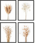 HAUS AND HUES Brown Plant Set of 4-11x14 by HausandHuesArtPrints