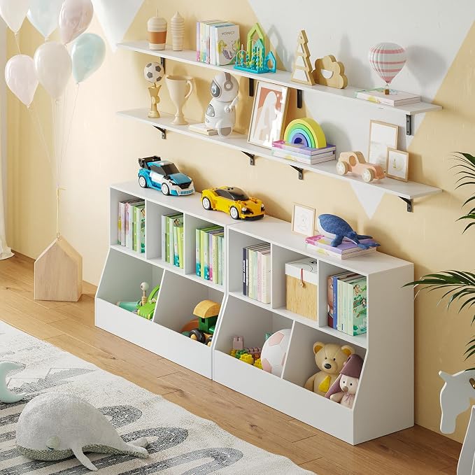 DINZI LVJ Long Wall Shelves, 47.3Inch Wall Mounted Shelves Set of 2, Extra - Image 8