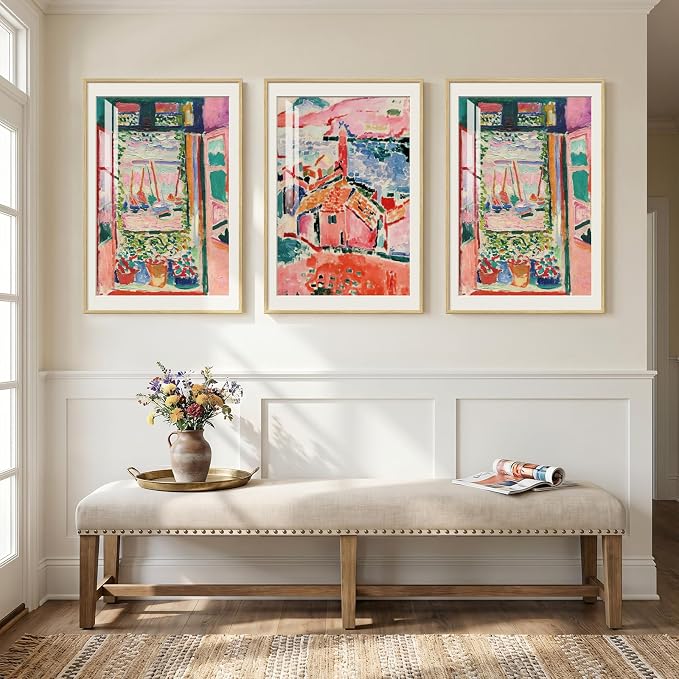 Large Framed Matisse Wall Art for Living Room, Vintage Retro Aesthetic Wall - Image 4
