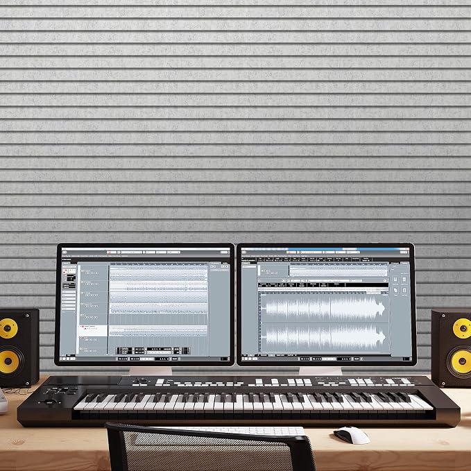 TONOR Dual-Layer Thickened Acoustic Wall Panels Self Adhesive, 4 Pack - Image 7